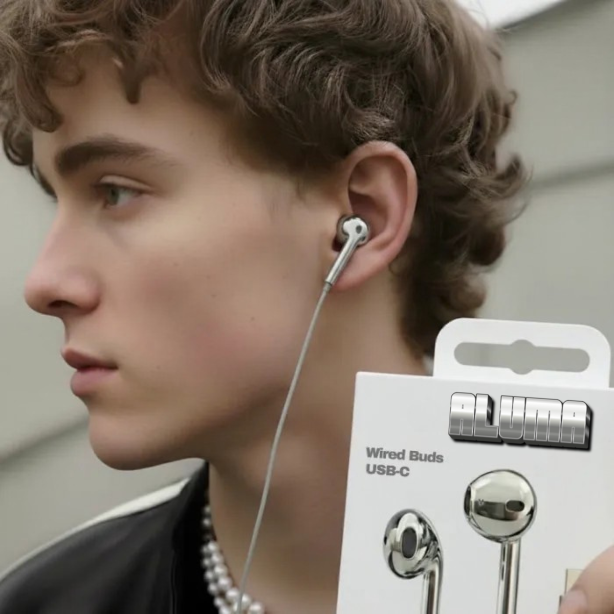 Chrome Wired Earbuds