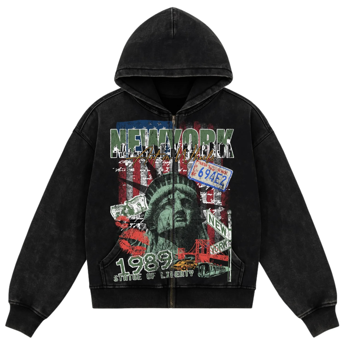 City of Liberty Zip Up Hoodie