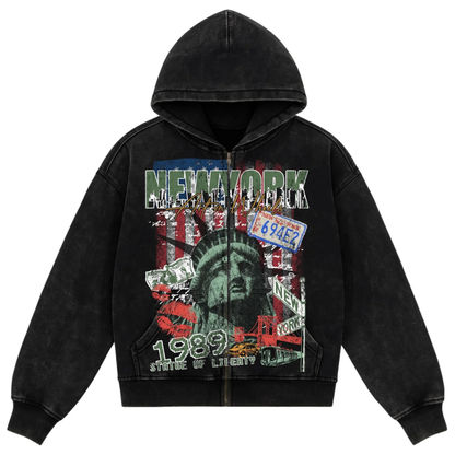 City of Liberty Zip Up Hoodie