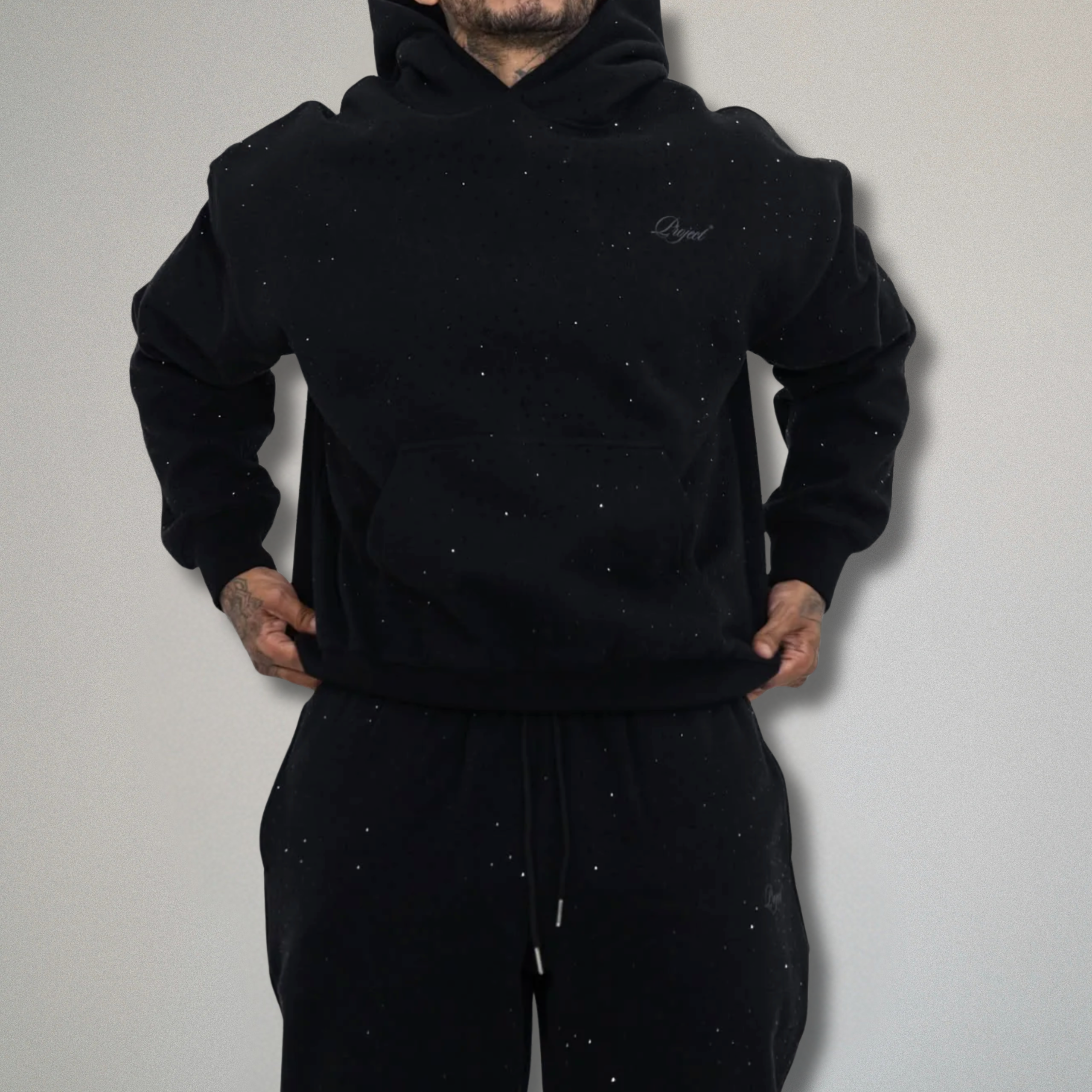 Unisex Rhinestone Hoodie – Aluma™