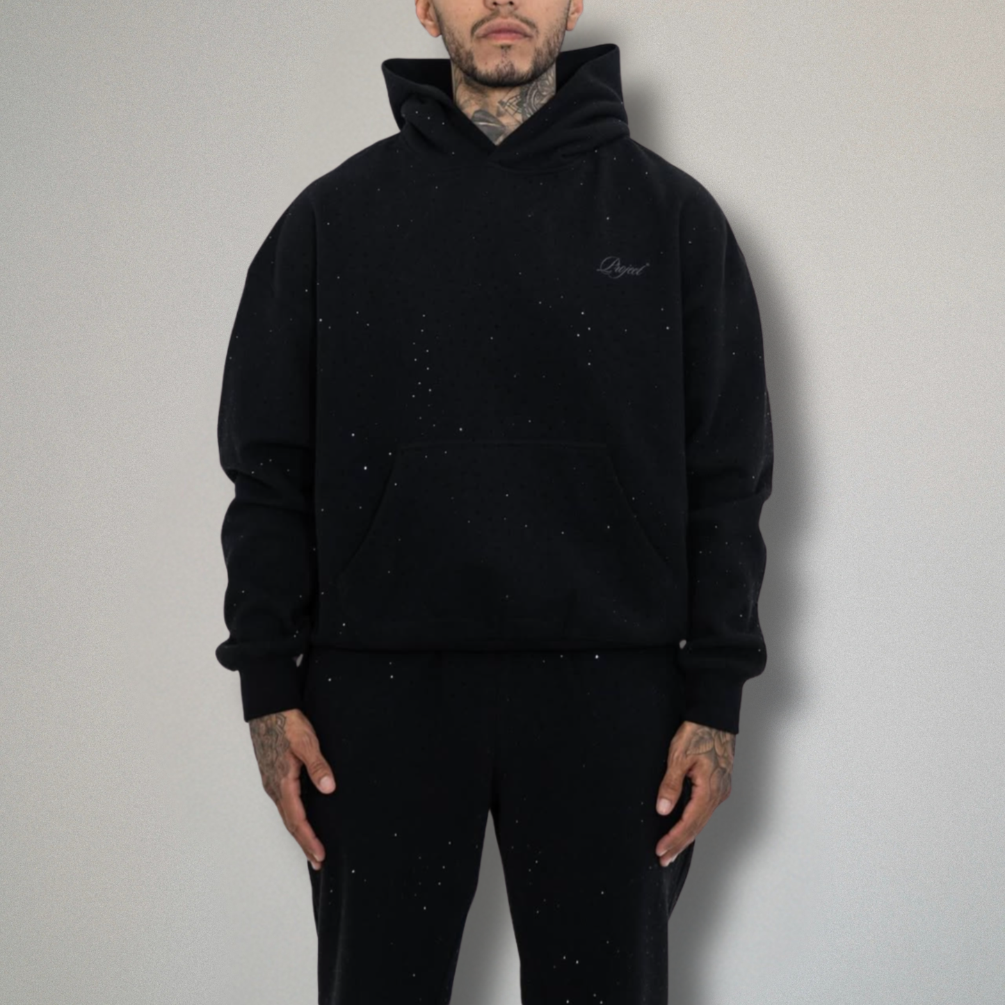 Unisex Rhinestone Hoodie