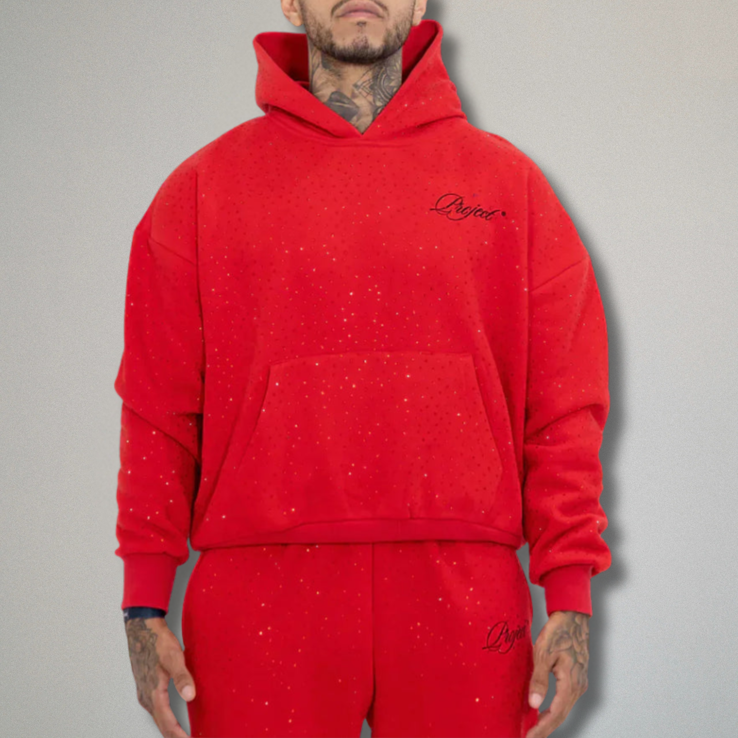 Unisex Rhinestone Hoodie